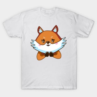 hand-drawn illustration Sweet red shy  foxy T-Shirt